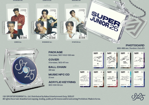 Super Junior25 SMini Ver. El Mejor Álbum Oficial de Kpop Coreano BW-213 Para Todas las Edades, Plástico y Papel - Product Image 3