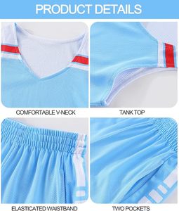Reversible Basketball Jersey Shirt and Shorts Team Uniform with Socks - Product Image 4