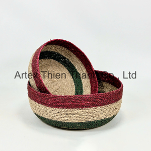 Nouvelle Arrivée Panier Organisateur en Jacinthe d'Eau Tressé à la Main pour la Maison Fournisseur OEM - Product Image 6