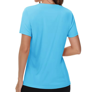 Camiseta Deportiva para Mujer, Tejido Elástico Premium, Secado Rápido, Marca Privada, Personalización, Venta al Por Mayor - Product Image 5