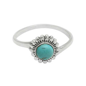 Handmade Bohemian Jewelry Best Classic Handmade Design <b>Ring</b> In 925 Solid Sterling Silver Comes With Natural <b>Turquoise</b> Gemstone - Product Image 1