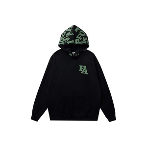 Sudadera con capucha con cremallera al por mayor, con logo personalizado, unisex, de alta calidad, de peso pesado, con cremallera completa y corte cropped, nueva. - Product Image 3