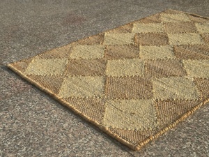 Indian Manufacturer Factory Handmade Flat Weave Anti Slip Reversible Woven Hemp Rugs and <b>Mats</b> for Living Room - Product Image 3