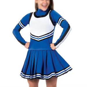 Ropa de rendimiento para equipos de porristas, tejido avanzado con mezcla elástica y control de la humedad para presentaciones deportivas - Product Image 4