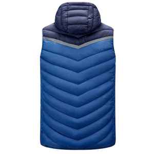 Wholesale High Quality <b>Men</b> Winter Warm Lightweight Cotton <b>Vest</b> with Hood Sleeveless Casual Outerwear New Style - Product Image 3