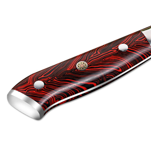 Couteau de Chef Professionnel en Acier Damas Forgé à la Main, Manche en Résine Full Tang, Couteau de Cuisine, Fabricant OEM - Product Image 2