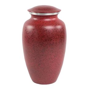 Urna Funeraria Roja de Metal para Cremación, Precio de Fábrica, Urna Funeraria Artesanal para Adultos, Proveedor de Artículos Funerarios - Product Image 1