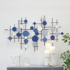 Décoration murale en métal de grande taille, art mural décoratif en fer pour la maison, le salon, la chambre, décoration intérieure de luxe - Product Image 5