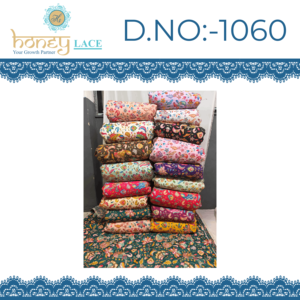 Tela Crepé Natural de Poliéster/Nylon/Metalizado de Peso Medio, Tejido de Punto por Urdimbre No Tejido de Alta Calidad HONEY LACE, con Diseño Floral/Adornos de Cuentas para Bodas - Product Image 3