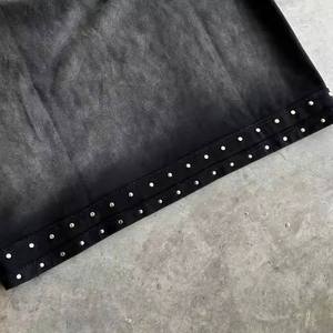 T-shirts <b>for</b> <b>Men</b> Sun Faded Acid Wash Solid Pattern Metal <b>Stud</b> Decoration Woven Nonwoven Casual - Product Image 3