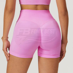 Pantalon de sport sans couture léger pour femme, taille haute élastique, coupe froncée, séchage rapide, extensible dans les quatre sens, longueur intégrale - Product Image 4