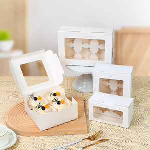 Cajas de Cartón Reciclables al por Mayor para Pasteles, Tartas de Queso y Productos de Panadería, con Ventana, Personalizables - Product Image 5