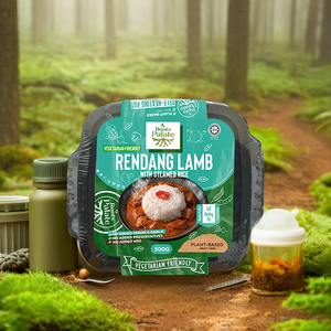 Dựa trên thực vật tự sưởi ấm cay <span class=keywords><strong>Rendang</strong></span> thuần chay mực gạo ngay lập tức sẵn sàng để ăn chay On-The-Go bữa ăn vặn lại định dạng đóng gói - Product Image 2