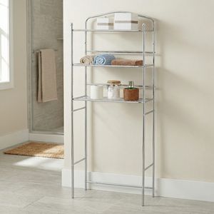 Vente en gros de meubles de rangement modernes pour la maison étagère de qualité pour bricolage organisateur de salle de bain support de salle de bain coin monté en métal fabricant de Taïwan vente - Product Image 1