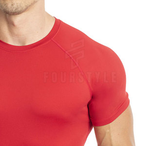 Service OEM, t-shirts de sport pour hommes, design personnalisé imprimé, coupe ample, qualité supérieure, prix de gros, 100% coton. - Product Image 5