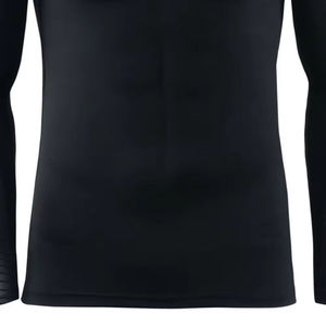 Men's Full Sleeve Rash Guard MMA <b>Compression</b> <b>Shirt</b> Quick Dry Spandex Polyester Front Print 260g Sport Top <b>Black</b> Gray Stripes - Product Image 6