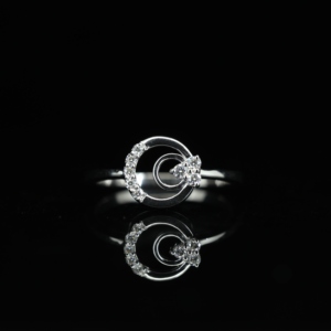 High Quality 925 Sterling Silver 18K Gold Plated 8x6mm Oval Shape <b>Ring</b> <b>CZ</b> Claw Setting for Certified Eco-Friendly Lead Nickel - Product Image 1