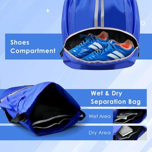 Bolsa Deportiva Clásica de Lona, Bolsa de Viaje Resistente con Bolsillo - Product Image 2