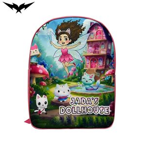 Sac d'école en plastique transparent pour enfants de grande capacité Sac à dos transparent étanche avec fermeture à glissière et sangle de forme carrée - Product Image 1