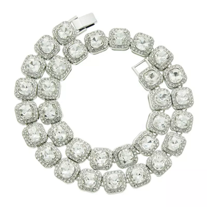 Cadena Cubana con Cierre Personalizado, Moissanita VVS, Plata de Ley 925, Certificación GRA, Collar Hip Hop, Precio de Fábrica al por Mayor - Product Image 5