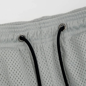 Shorts de basketball en toile pour hommes, style streetwear, imprimé intégral personnalisé, légers, taille élastique, séchage rapide, respirants - Product Image 3