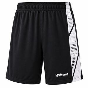 Pantalones Cortos Deportivos Sublimados con Nuevo Diseño para Hurling Gaélico, Uniformes de Alta Calidad para Hombre, Pantalones Cortos de Combate, Fitness, Wilcare, Negros - Product Image 1
