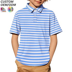 Polo en coton tricoté décontracté grande taille pour hommes, personnalisable avec logo, vente en gros, haute qualité, uni, par sublimation, coupe golf pour garçons - Product Image 6