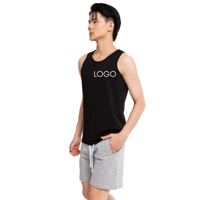 Débardeur de sport pour homme en coton tricoté de haute qualité, 100 % coton, design tie-dye compressif, 240g, vente en gros, Vietnam OEM ODM