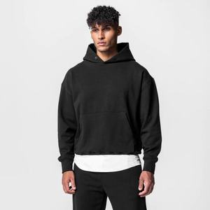 private label mens hoodies 350gsm fleece mens hoodie mens hoodies for sports retailers Private Label - Product Image 4