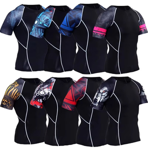 Custom <b>Printed</b> Short Sleeve Men's Rash Guard Women's <b>Surfing</b> Shirt Sun Protection Custom Brand Logo Long Rash Guard Design Your - Product Image 6