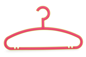 Blue and Yellow <b>Plastic</b> Hangers Rectangle Shape Space Saving <b>Hook</b> Type for Wardrobe Clothing Organizer Lightweight Simple Style - Product Image 5