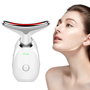 เครื่องยกกระชับใบหน้าและลำคอสำหรับใช้ในบ้านเครื่องนวดดูแลผิวลดริ้วรอยเครื่องมือความงามอุปกรณ์ยกคอ - Product Image 2