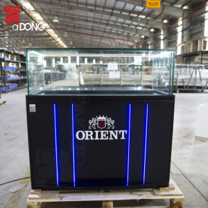 Exhibidor Extraíble de Vidrio Templado Moderno y de Alta Gama, con LED, Fácil de Ensamblar, ADong A56, Fábrica Vietnam, OEM - Product Image 1