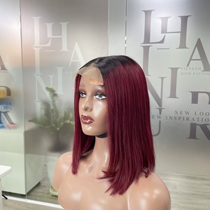 Perruque de cheveux humains 8 10 pouces SDD fermeture assortie 2by6 Extensions de cheveux prix de gros perruque avant de lacet - Product Image 2