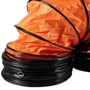 Portable <b>12</b> <b>Inch</b> Heavy Duty Cylinder <b>Fan</b> 585W Strong Industrial U Exhaust Blower 33ft Duct Hose 3198CFM Heavy Shop Ventilator - Product Image 4