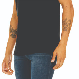 T-shirt uni grande taille en coton/bambou respirant de haute qualité pour homme, personnalisable, col en V, tissu jersey, streetwear, soie - Product Image 4