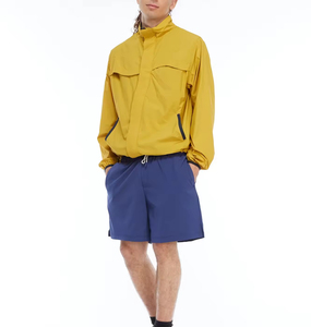 <b>Men</b> Casual <b>Zip</b> <b>up</b> Lightweight Windbreaker Jacket Breathable Outdoor <b>Fleece</b> Waterproof Softshell Spring Sportswear Bomber Jacket - Product Image 2