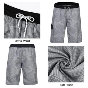 Custom Swim Shorts Quick Dry Anti-UV Breathable Beach <b>Mens</b> Swim <b>Trunks</b> Drawstring Closure Pockets OEM Pakistan Export - Product Image 5