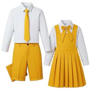 Conjunto de Uniforme Escolar para Niños, Chaleco, Camisa y Pantalón, Ropa Académica Formal, Colores y Logotipo Personalizados, Fabricante al por Mayor, Bordado - Product Image 5