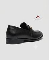 Mocassins Asken Atelier en cuir synthétique de qualité supérieure pour hommes, à enfiler, motif uni, chaussures de ville de luxe avec semelle antidérapante
