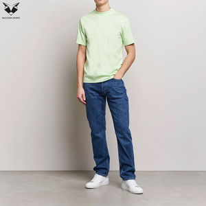 ซัพพลายเออร์ที่ดีที่สุดในเสื้อยืดคอกลมสีเขียวอ่อนหลากหลายสไตล์ พร้อมราคาที่เหมาะสม เสื้อยืดคอเต่าสำหรับผู้ใหญ่ - Product Image 4