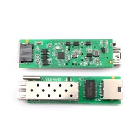 Konverter Media Serat Optik PCB Board Mini SFP Slot Tipe-C POE YUNVO YV-MMC-SFPc 1 Port DC 12V/5V Ditenagai 3 Tahun Garansi