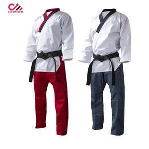 Wholesale Custom Cotton Material Made Taekwondo Uniform Best Selling Reasonable Price Taekwondo Uniform <b>For</b> <b>Sale</b> with OEM - Product Image 1