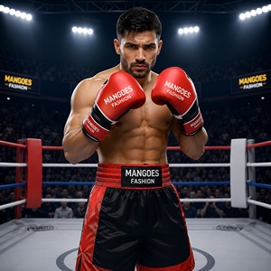 Gants de boxe MMA en cuir personnalisables, légers, pour entraînement professionnel et sparring en extérieur, avec fermeture auto-agrippante, adaptés à tous - Product Image 1