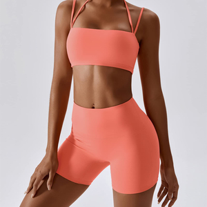 Conjunto de Yoga de Moda para Mujer, Color Sólido, Talla Personalizada, Ropa de Gimnasio, Conjunto de 2 Piezas para Mujer - Product Image 4