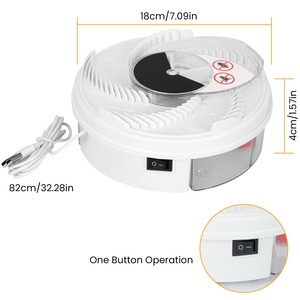 เครื่องดักแมลงไฟฟ้าแบบหมุนอัตโนมัติเครื่องดักแมลงแบบหมุนอัตโนมัติสำหรับบ้านห้องครัวร้านอาหาร - Product Image 2