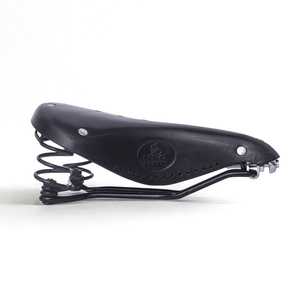 Sillín de Bicicleta M.A Leathers B17, Estilo Cuero, Suspensión de Resorte, Rieles Dobles de Acero, Asiento de Bicicleta Cómodo para Ciclismo de Carretera y MTB - Product Image 4