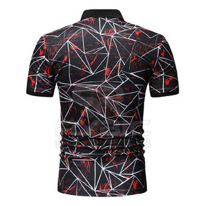 เสื้อโปโลผู้ชายแบบสั่งทำพิเศษสำหรับงานอีเว้นท์  ประสิทธิภาพสูง พร้อมการพิมพ์แบบซับลิเมชั่นเต็มตัว - Product Image 3