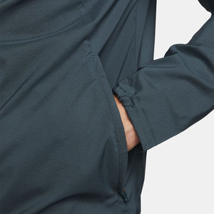 Custom Men's Lightweight 100% Polyester Black Windbreaker <b>Jacket</b> Zip-up Ventilation with <b>Waterproof</b> Technology - Product Image 1