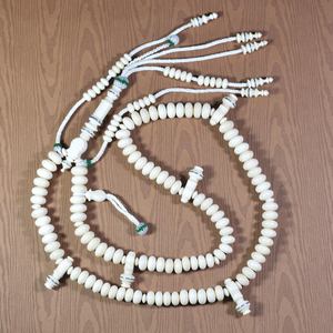 Rosario de hueso hecho a mano, cuentas de oración de calidad premium, Tasbih - Product Image 3